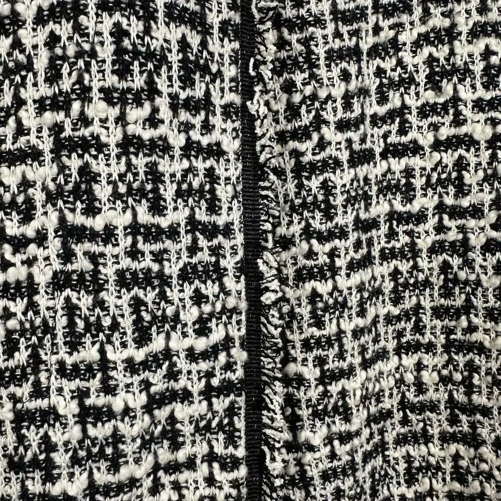 Max Studio NWT Black White Tweed Mini Skirt Size XS - Picture 3 of 9